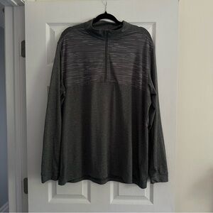 Size XL Men’s Levelwear 1/4 Zip Performance Golf Polo Long Sleeve Shirt